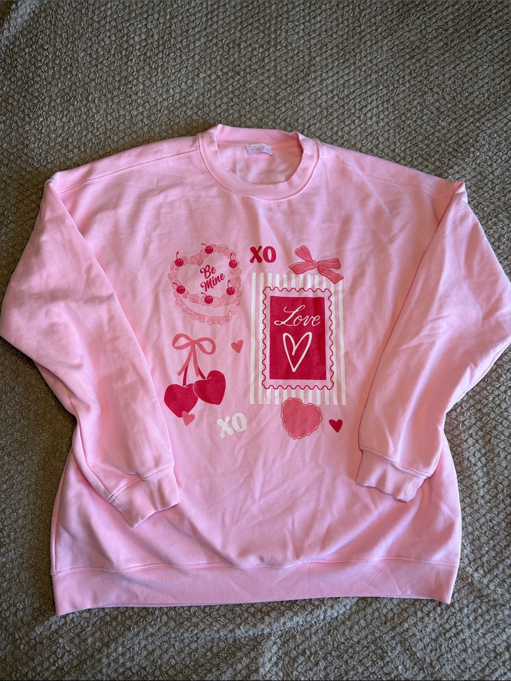 Valentine Graphic Crewneck Sweatshirt